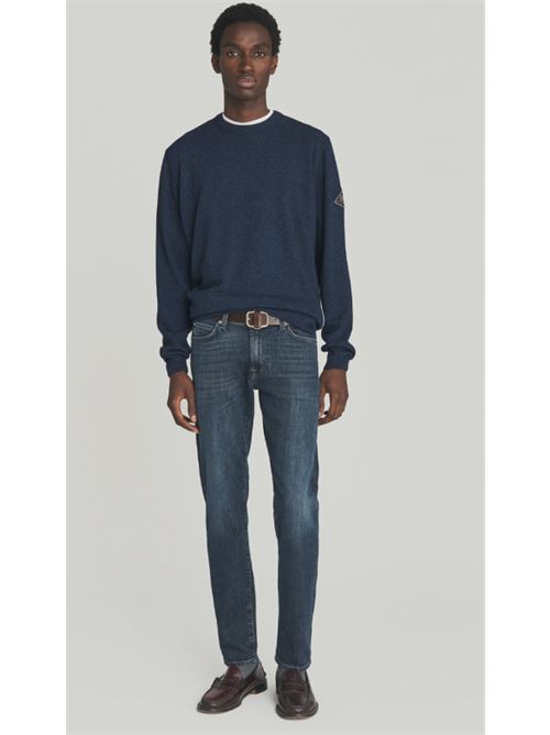 wool & ws fin. 12 ROY ROGER'S | CREW NECKC0999 DENIM